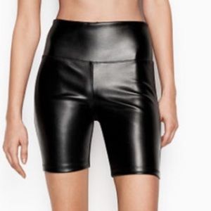 Victoria’s Secret Sport Faux Leather Biker Shorts